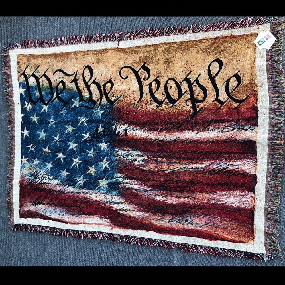 Susan Winget tapestry throw blanket We the People